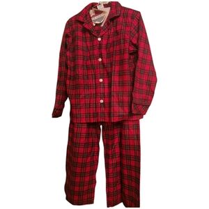 NWT Y2K New Legends Boys Plaid Pajama Sleepset (Size 12)